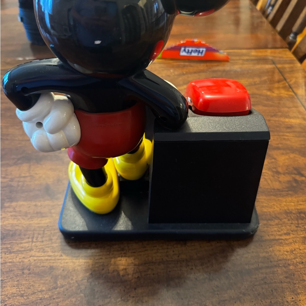 Disney Mickey Mouse Red and Black Home Phone - Picture 6 of 7